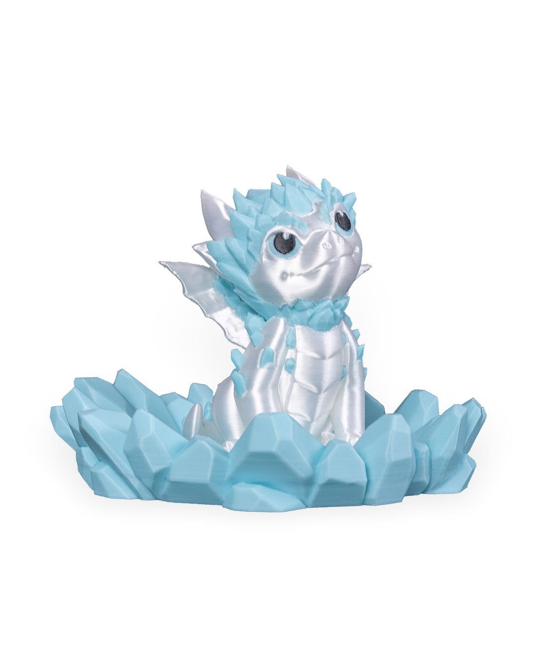 Crystallis Baby Dragon & Crystal Egg Set – Handcrafted Fantasy Figurines – 10cm Dragon -15cm Egg – Unique Collectible