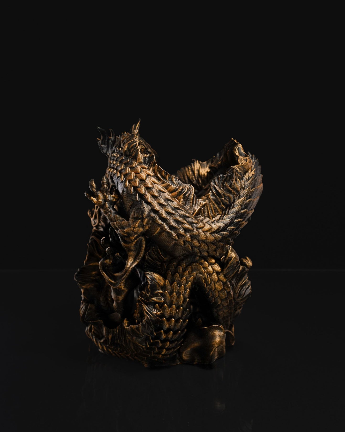 Porte-bouteilles de vin en forme de dragon chinois