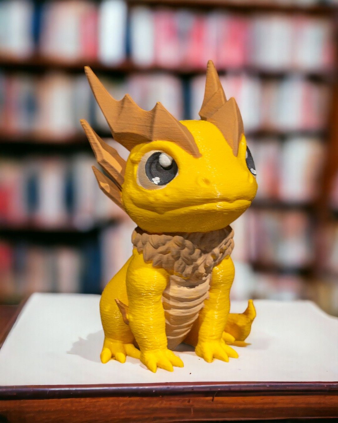 Fantasy Lightning Baby Dragon with Crystal Egg – Handcrafted Collectible Figurine Set