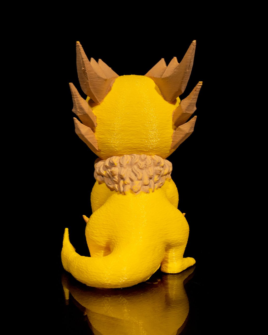 Fantasy Lightning Baby Dragon with Crystal Egg – Handcrafted Collectible Figurine Set