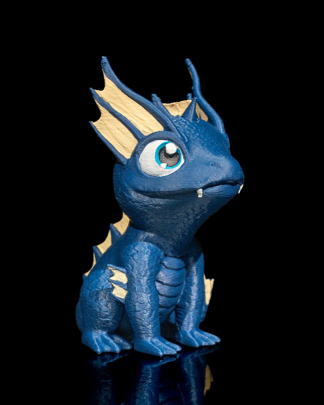 Handcrafted Aqua Baby Dragon & Water Egg – Unique Fantasy Collectible Figurine