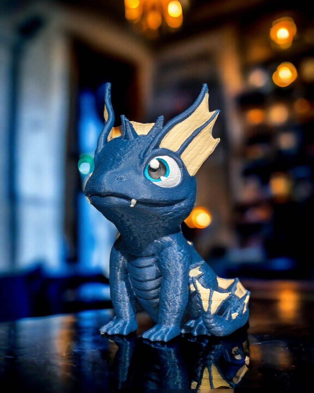 Handcrafted Aqua Baby Dragon & Water Egg – Unique Fantasy Collectible Figurine