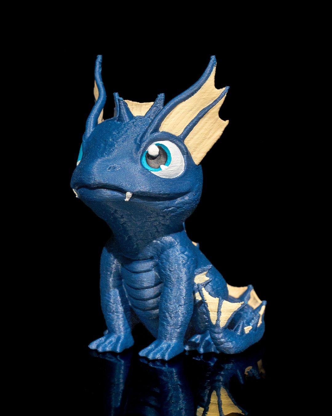 Handcrafted Aqua Baby Dragon & Water Egg – Unique Fantasy Collectible Figurine