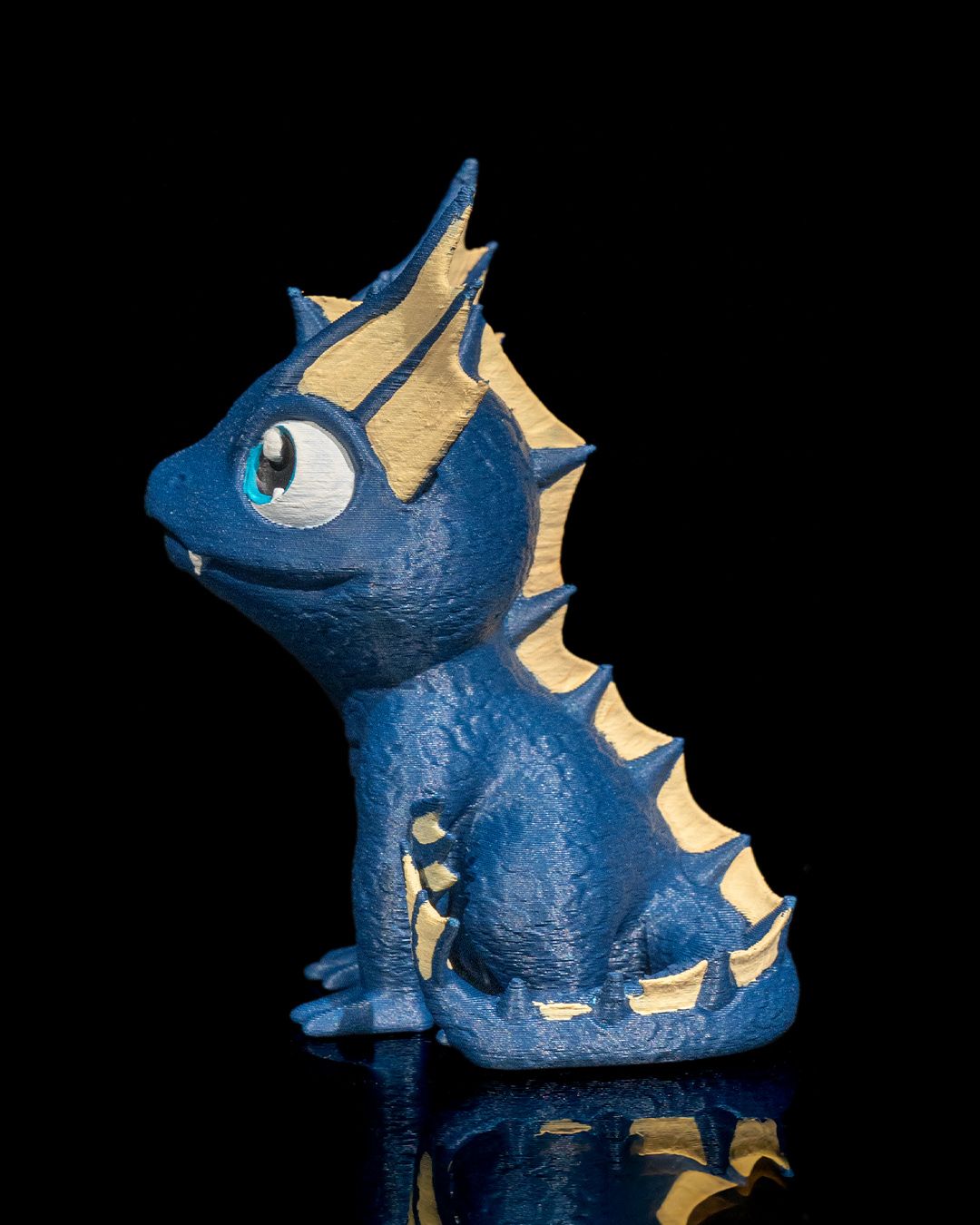 Handcrafted Aqua Baby Dragon & Water Egg – Unique Fantasy Collectible Figurine