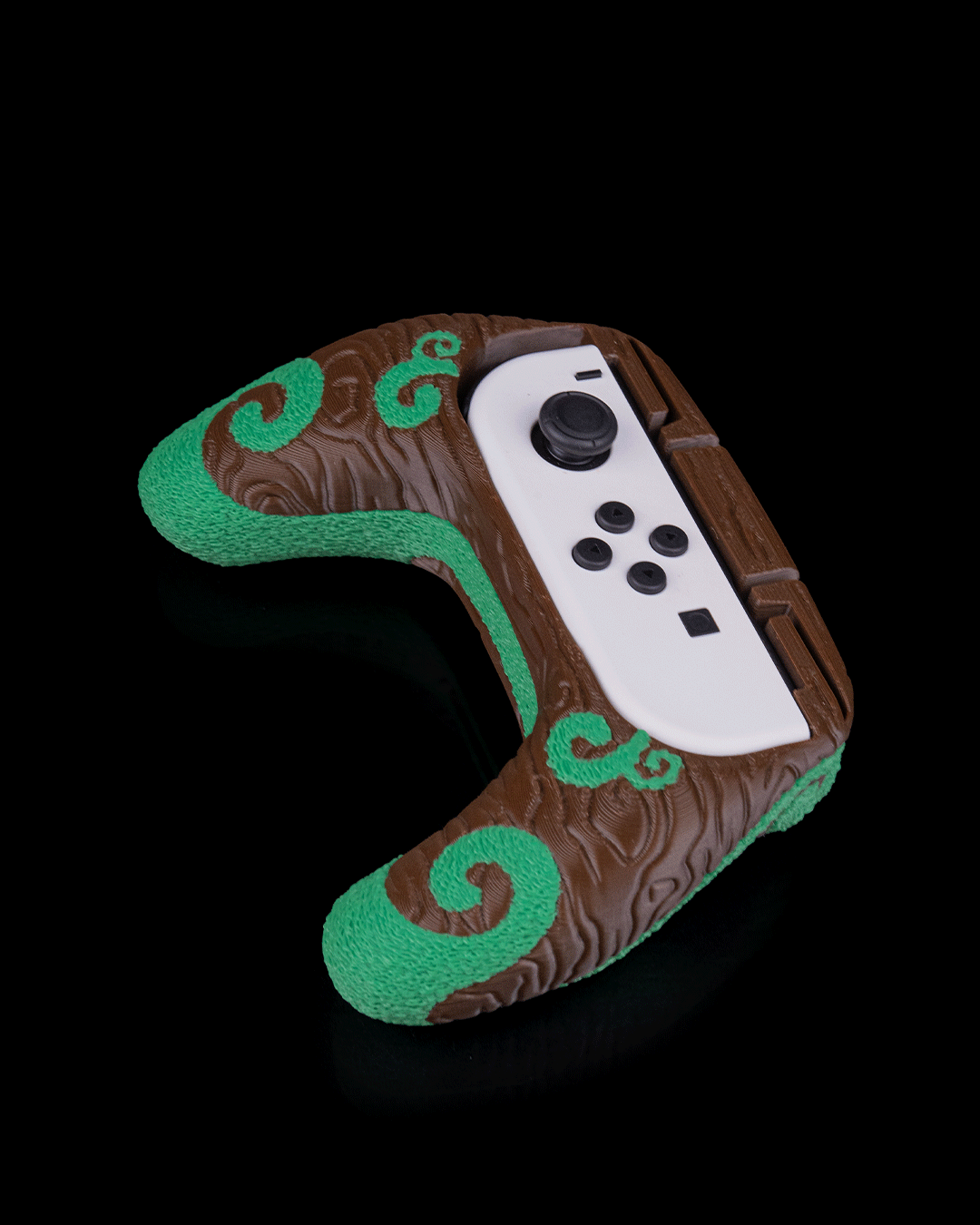 Mossy Shrine Dock Cover & Controller Holder | 3D Printed Nintendo Switch Dock & Joy-Con Stand | Single & Dual Controller Options