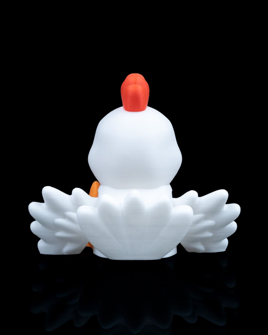 Flapper Chicken – 3D Printed Articulated Chicken Figurine | Poseable Desk Decor & Fidget Toy