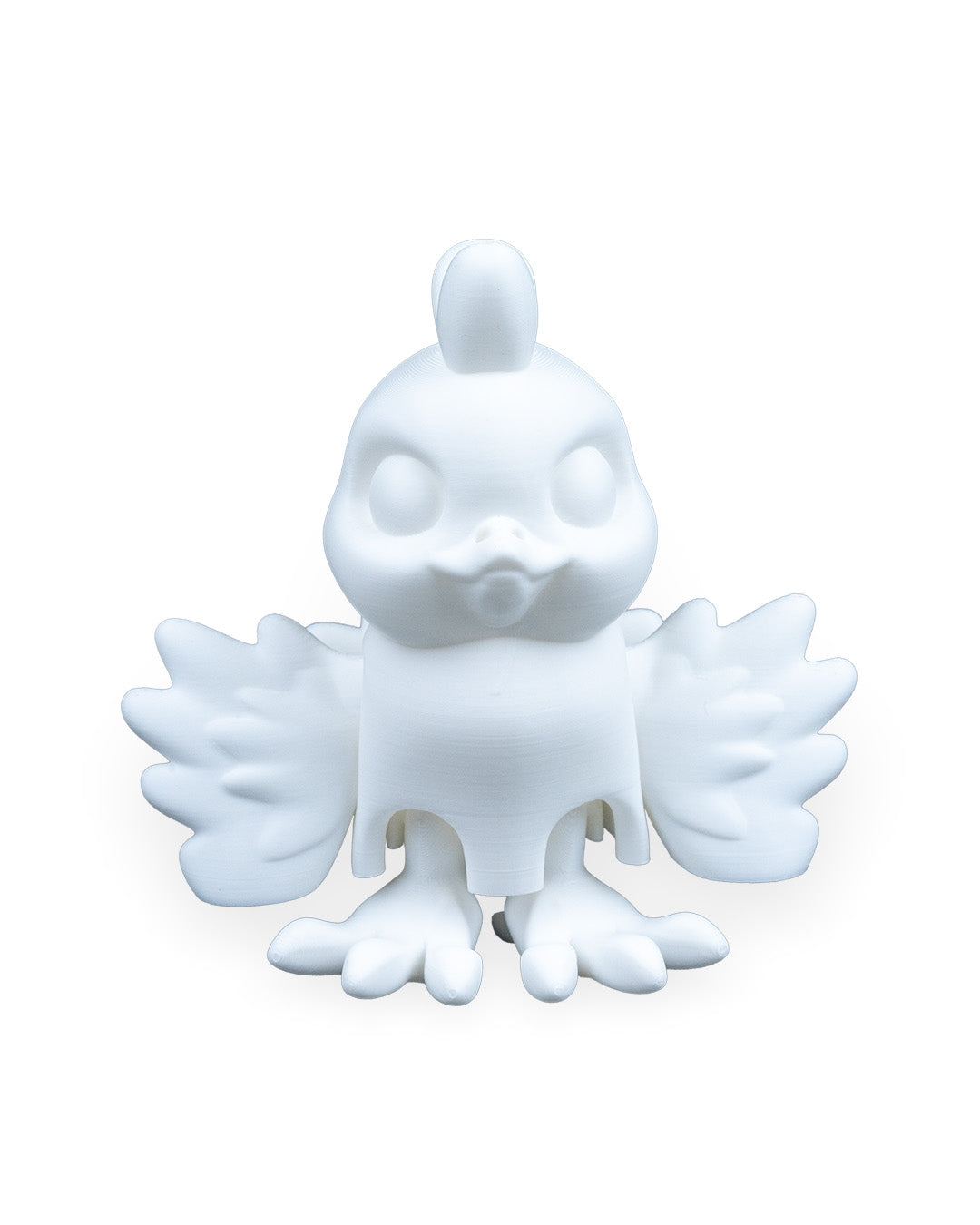 Flapper Chicken – 3D Printed Articulated Chicken Figurine | Poseable Desk Decor & Fidget Toy