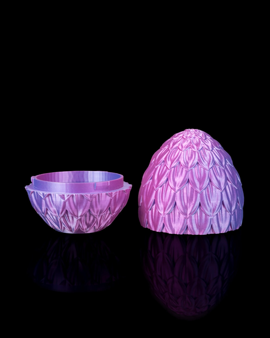 Baby Dragon Figurine with Forest Egg – Handcrafted Fantasy Creature Collectible – 10cm Dragon & 15cm Egg Set