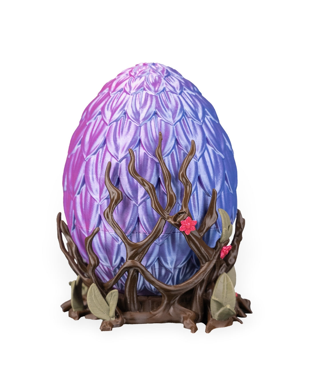 Baby Dragon Figurine with Forest Egg – Handcrafted Fantasy Creature Collectible – 10cm Dragon & 15cm Egg Set