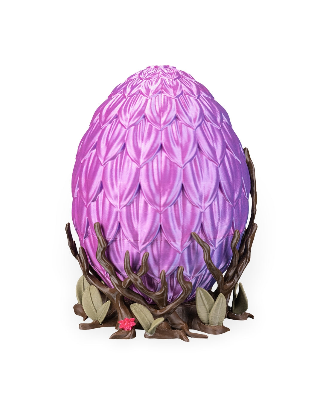 Baby Dragon Figurine with Forest Egg – Handcrafted Fantasy Creature Collectible – 10cm Dragon & 15cm Egg Set