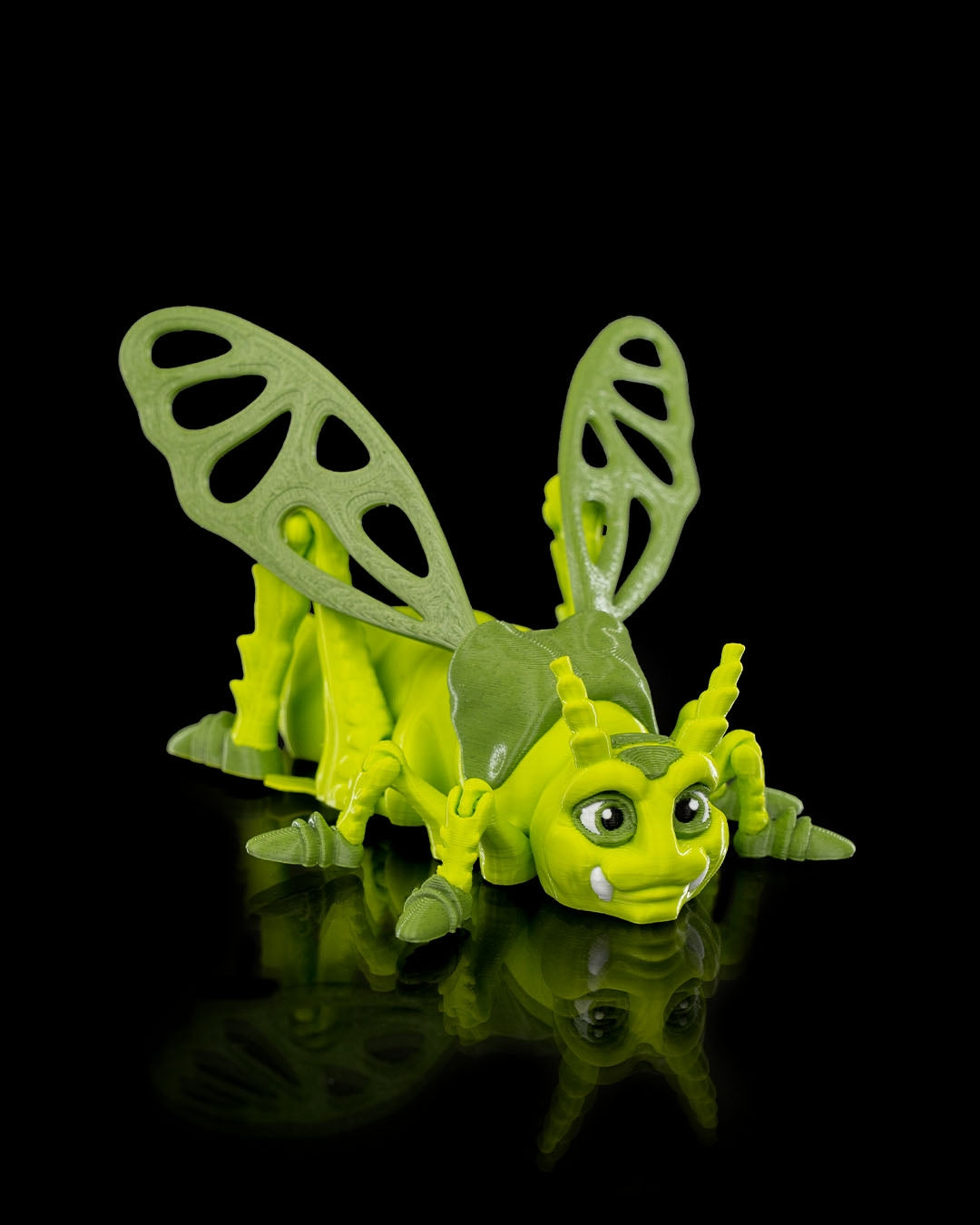 Jimmy Grasshopper – 3D-Printed Articulated Toy Bug
