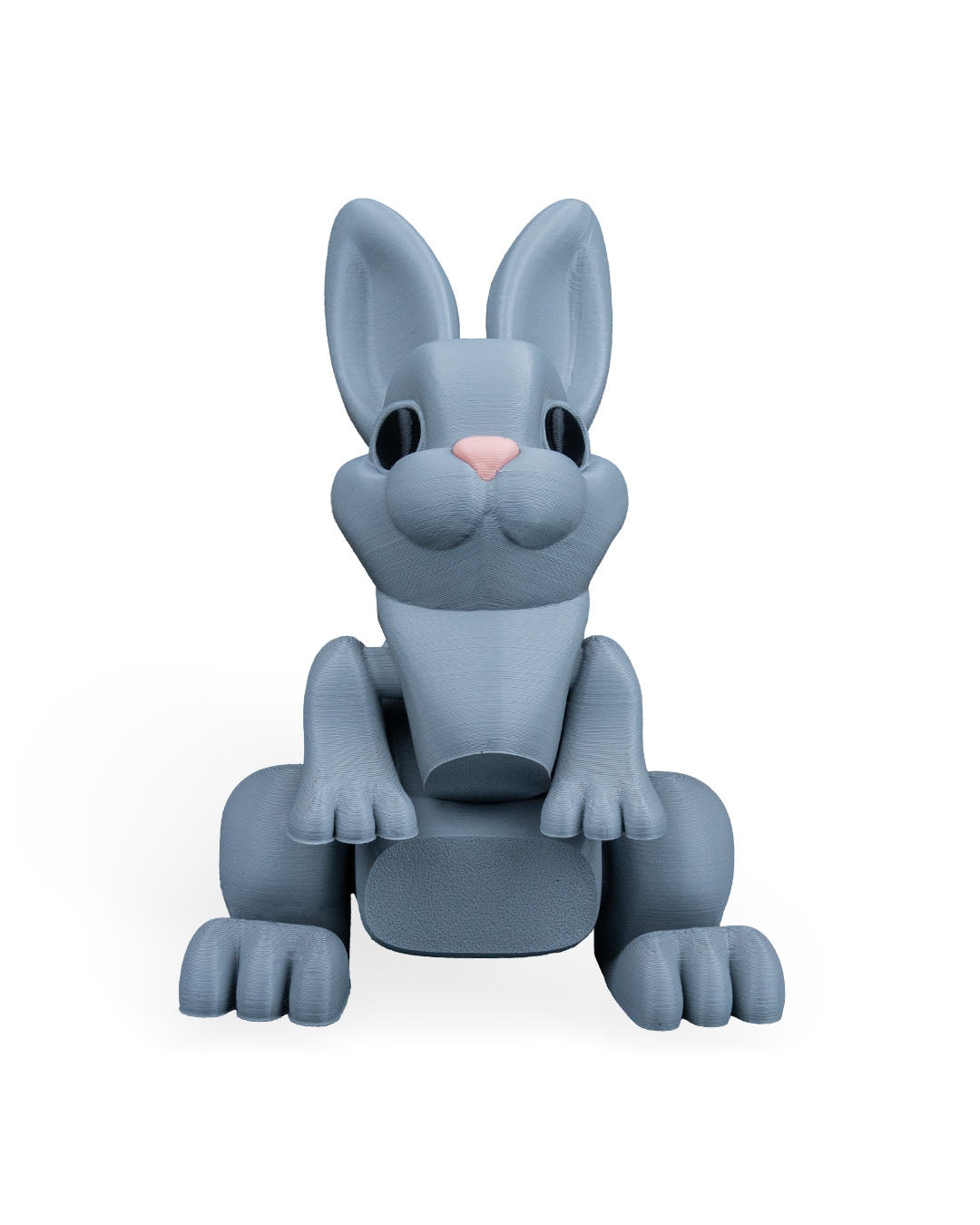 Jumpy Bunny – 3D Printed Articulated Bunny Figurine | Poseable Desk Decor & Fidget Toy