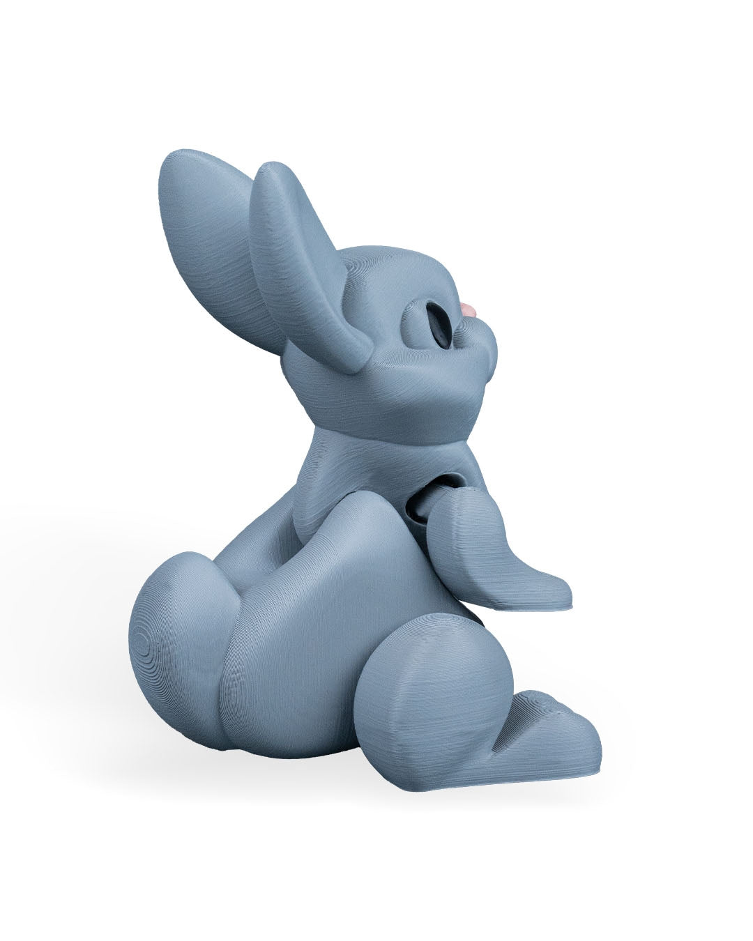 Jumpy Bunny – 3D Printed Articulated Bunny Figurine | Poseable Desk Decor & Fidget Toy