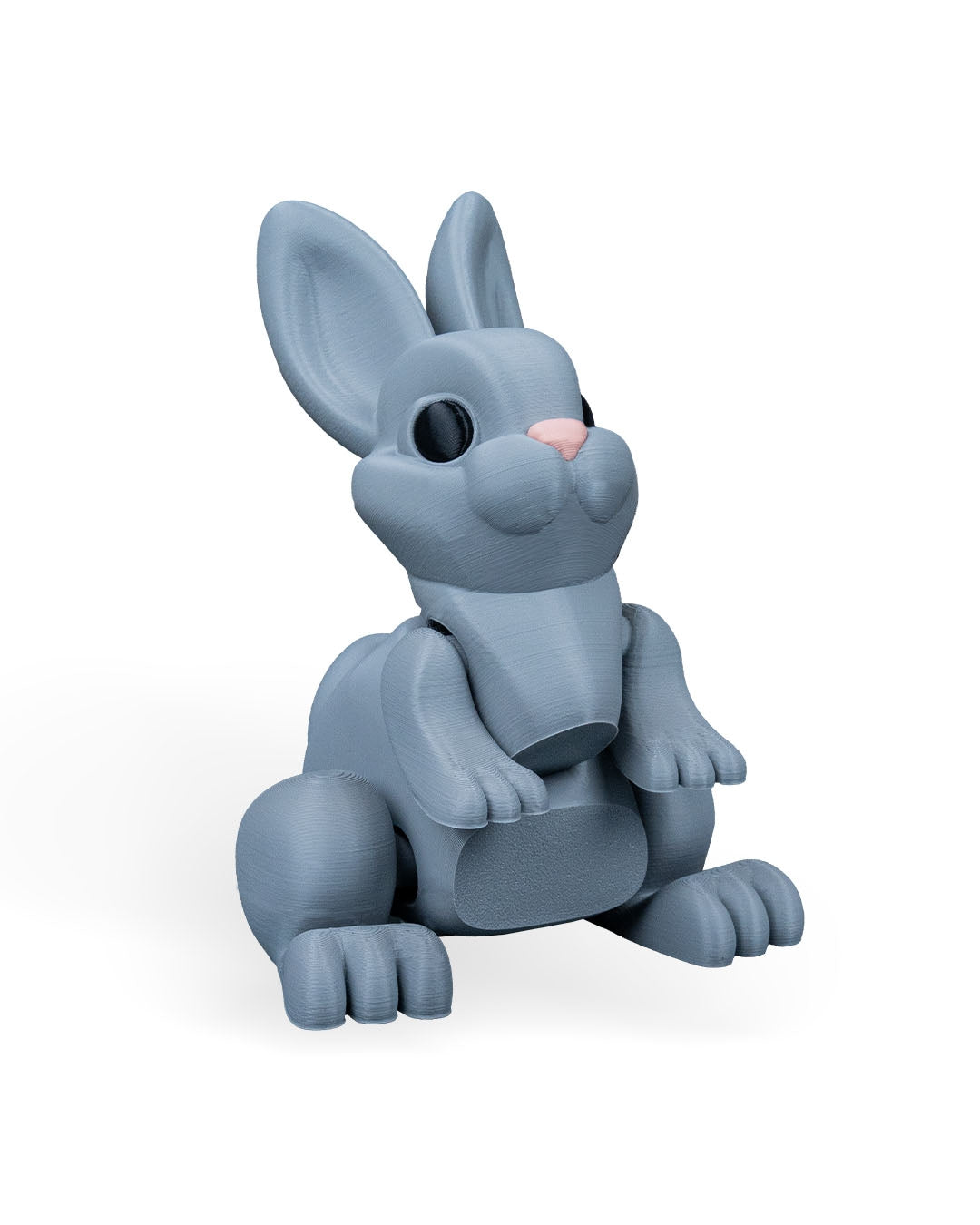 Jumpy Bunny – 3D Printed Articulated Bunny Figurine | Poseable Desk Decor & Fidget Toy