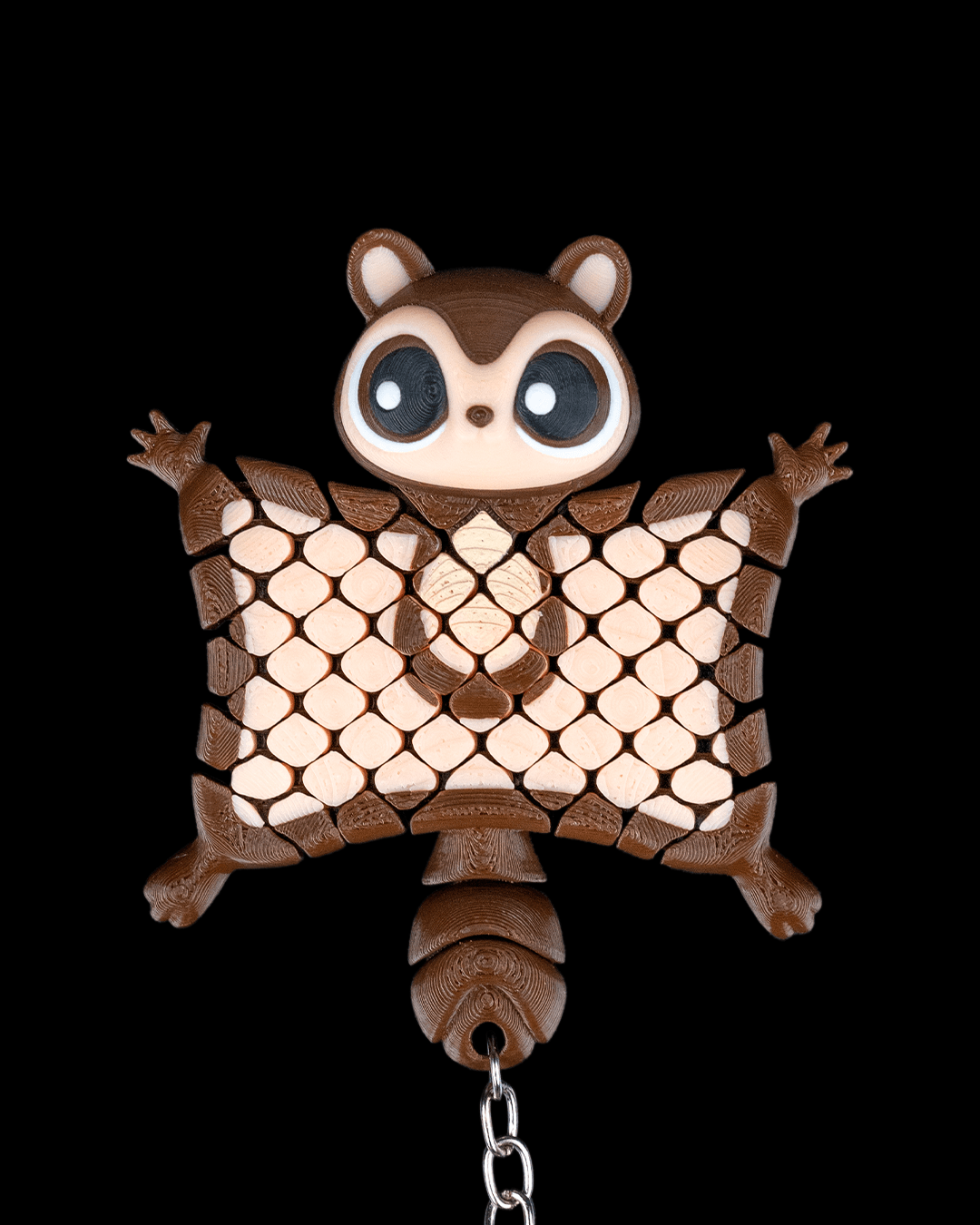 Merle the Flying Squirrel – Articulated Mesh Squirrel Toy | Flexi Creature Fidget