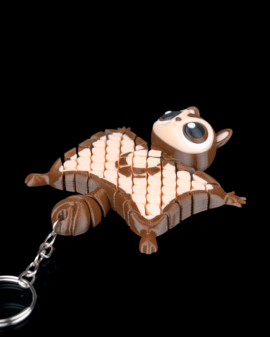 Merle the Flying Squirrel – Articulated Mesh Squirrel Toy | Flexi Creature Fidget