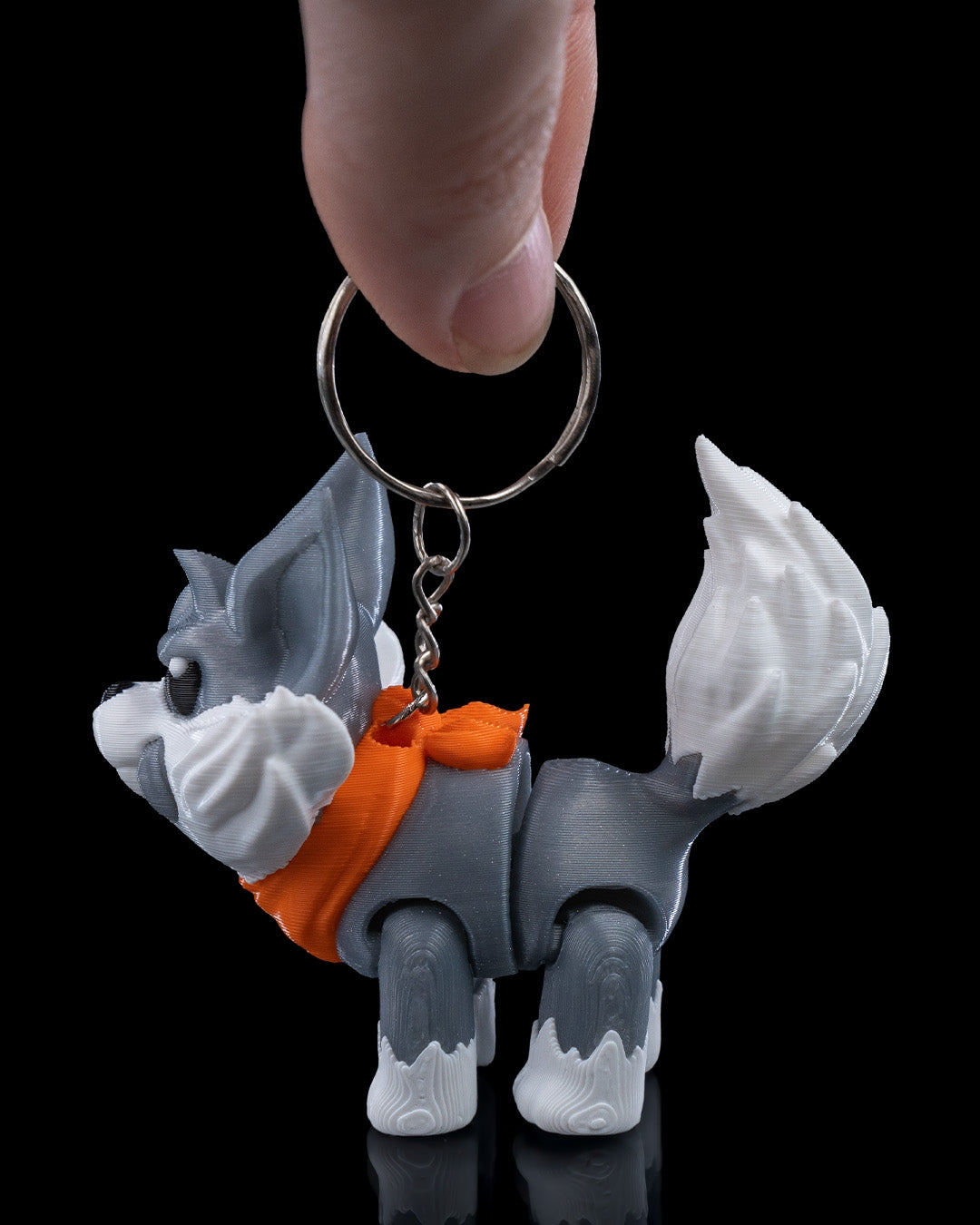Night Terrier Pocket Pal Toy & Keychain