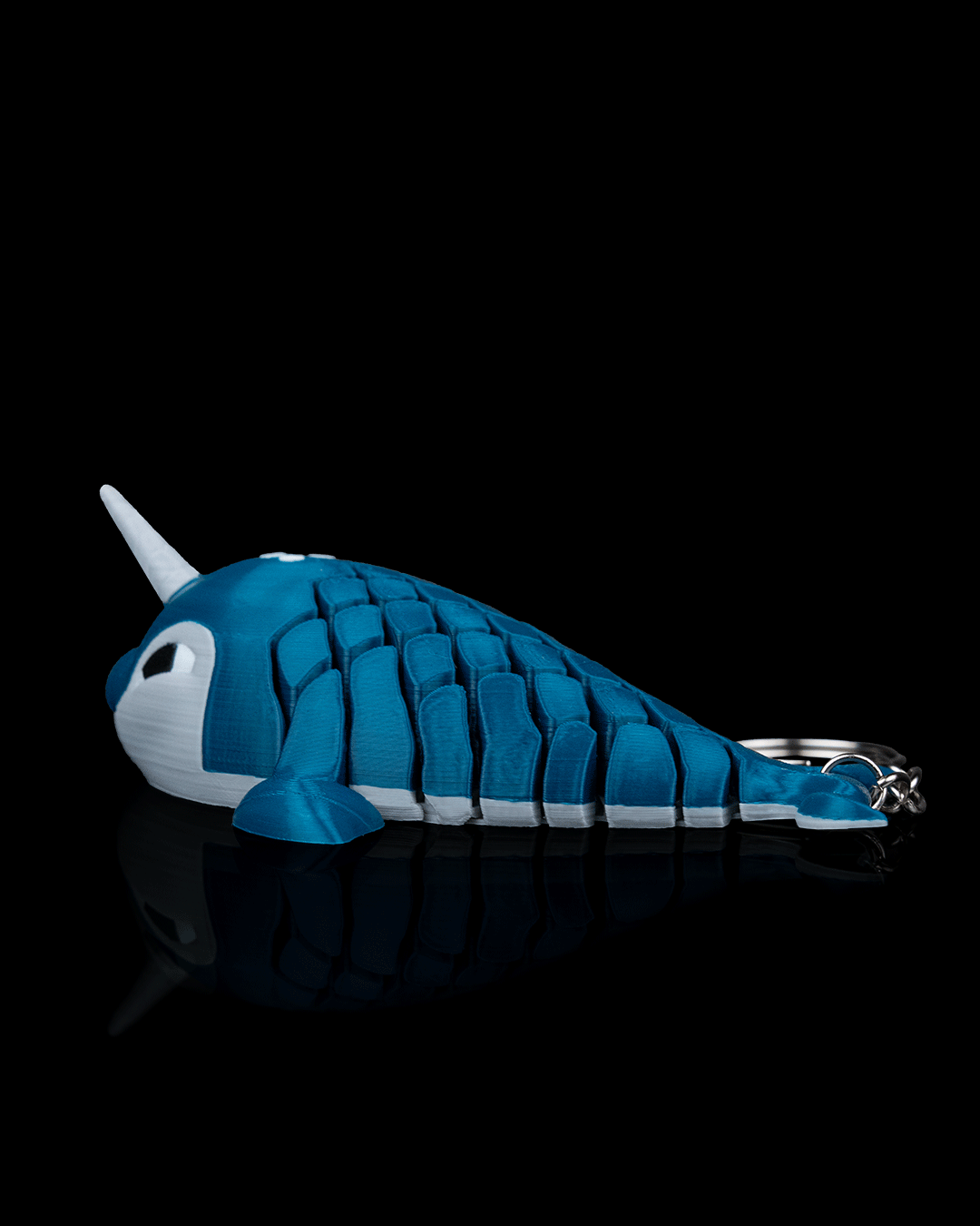 Paul the Narwhal – Articulated Mesh Arctic Toy | Flexi Fidget Ocean Buddy