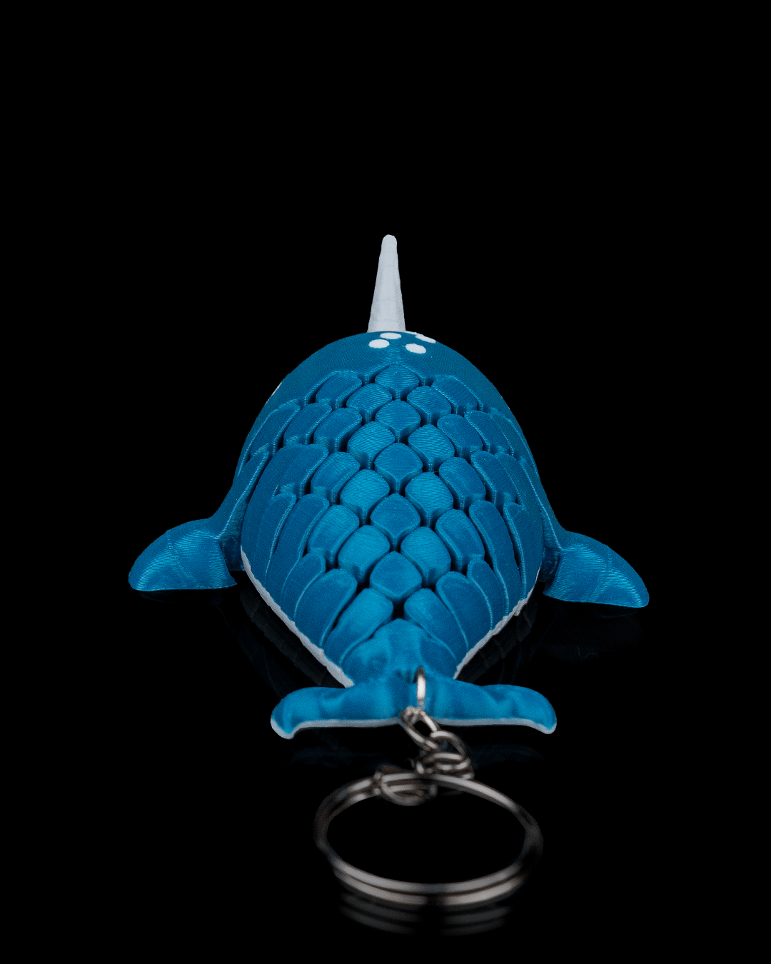 Paul the Narwhal – Articulated Mesh Arctic Toy | Flexi Fidget Ocean Buddy