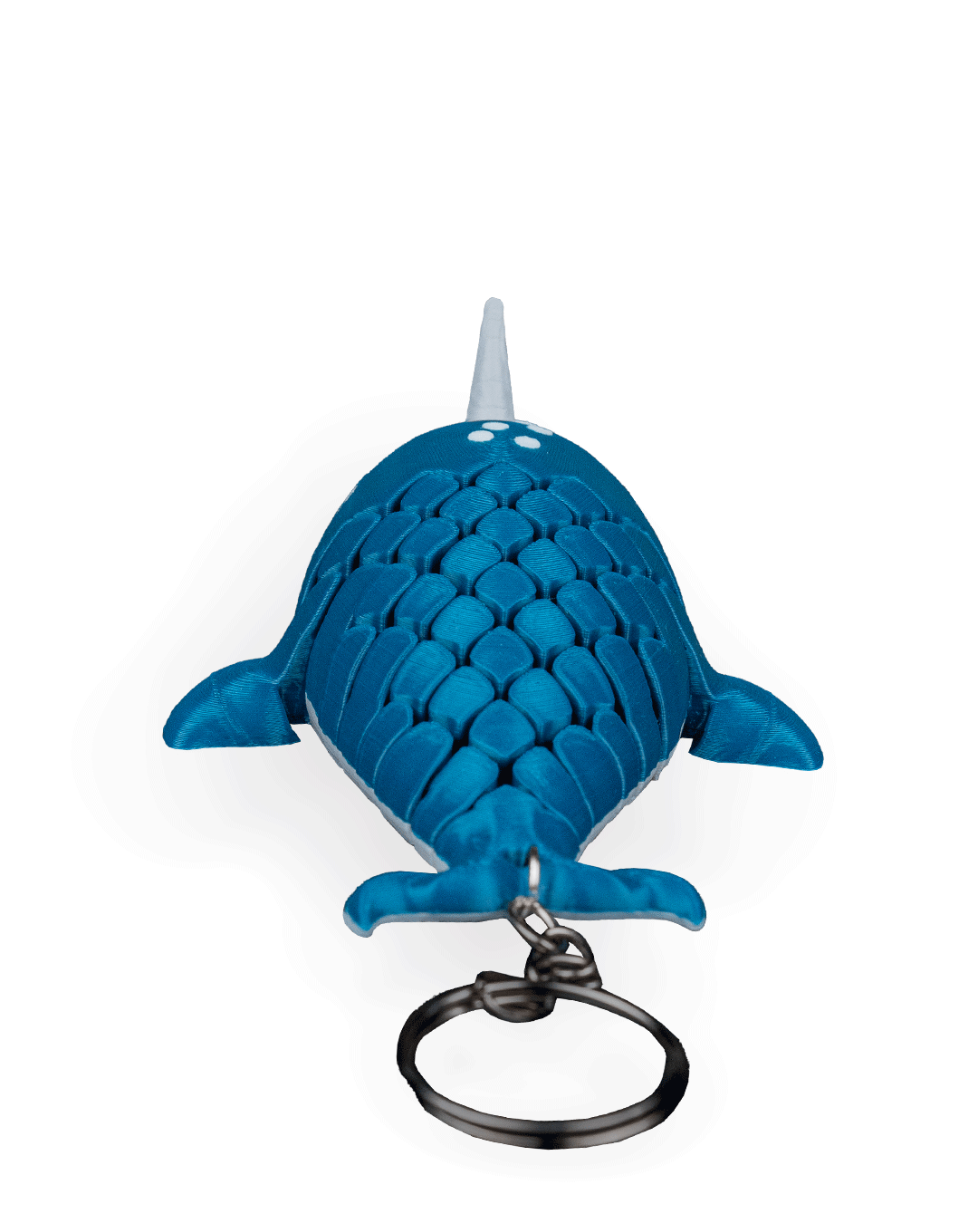 Paul the Narwhal – Articulated Mesh Arctic Toy | Flexi Fidget Ocean Buddy