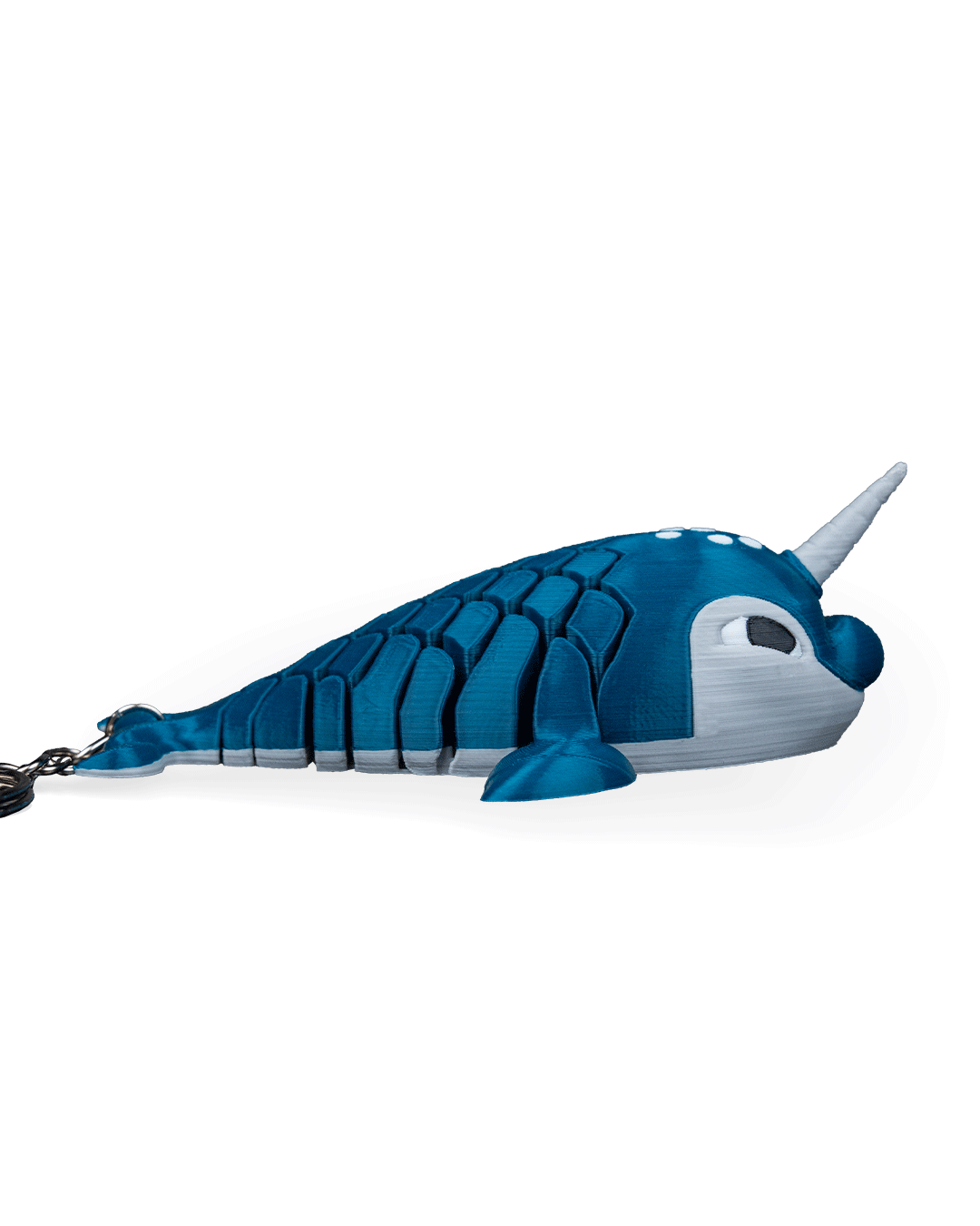 Paul the Narwhal – Articulated Mesh Arctic Toy | Flexi Fidget Ocean Buddy