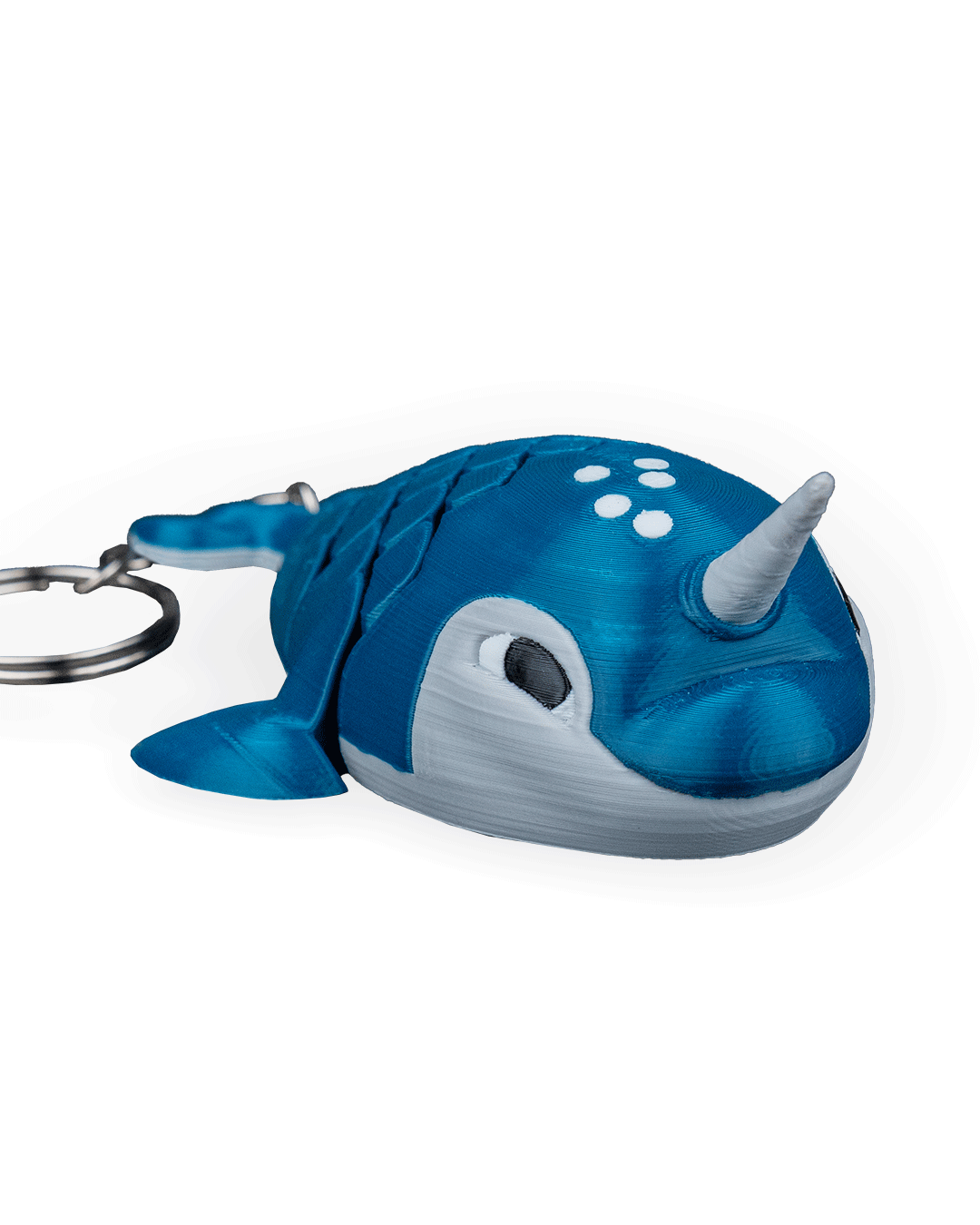 Paul the Narwhal – Articulated Mesh Arctic Toy | Flexi Fidget Ocean Buddy