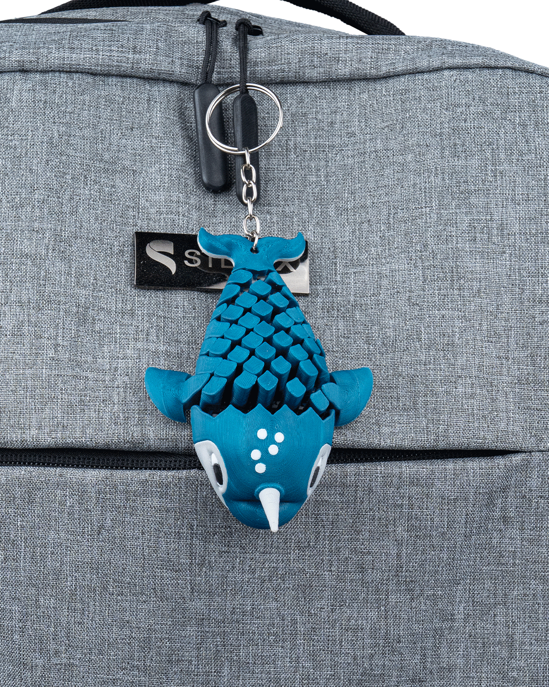 Paul the Narwhal – Articulated Mesh Arctic Toy | Flexi Fidget Ocean Buddy