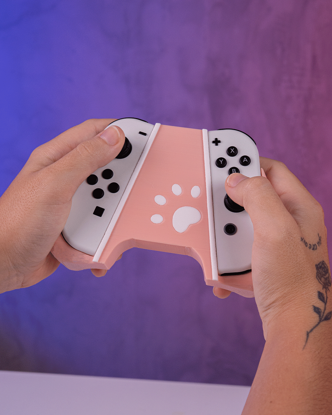 Kitty Loaf Dock Cover & Controller Holder | 3D Printed Nintendo Switch Dock & Joy-Con Stand | Single & Dual Controller Options