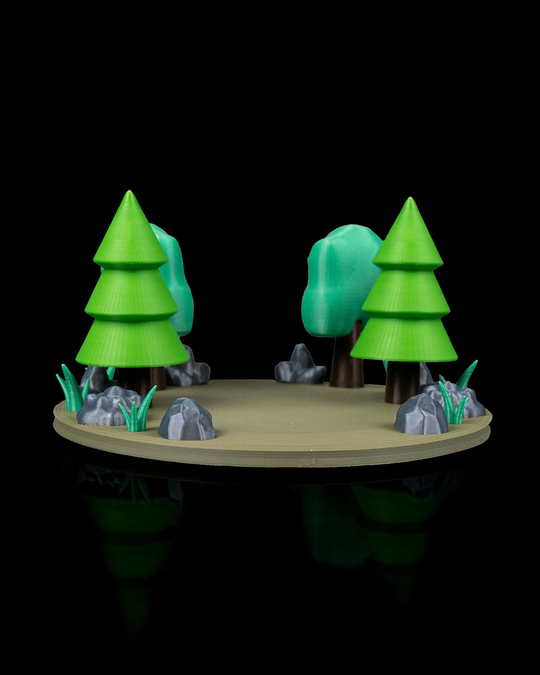 Charming 3D Printed Peacock in Cozy Field Nest – Unique Animal Lover Gift, Miniature Desk Pet & Collectible Figurine
