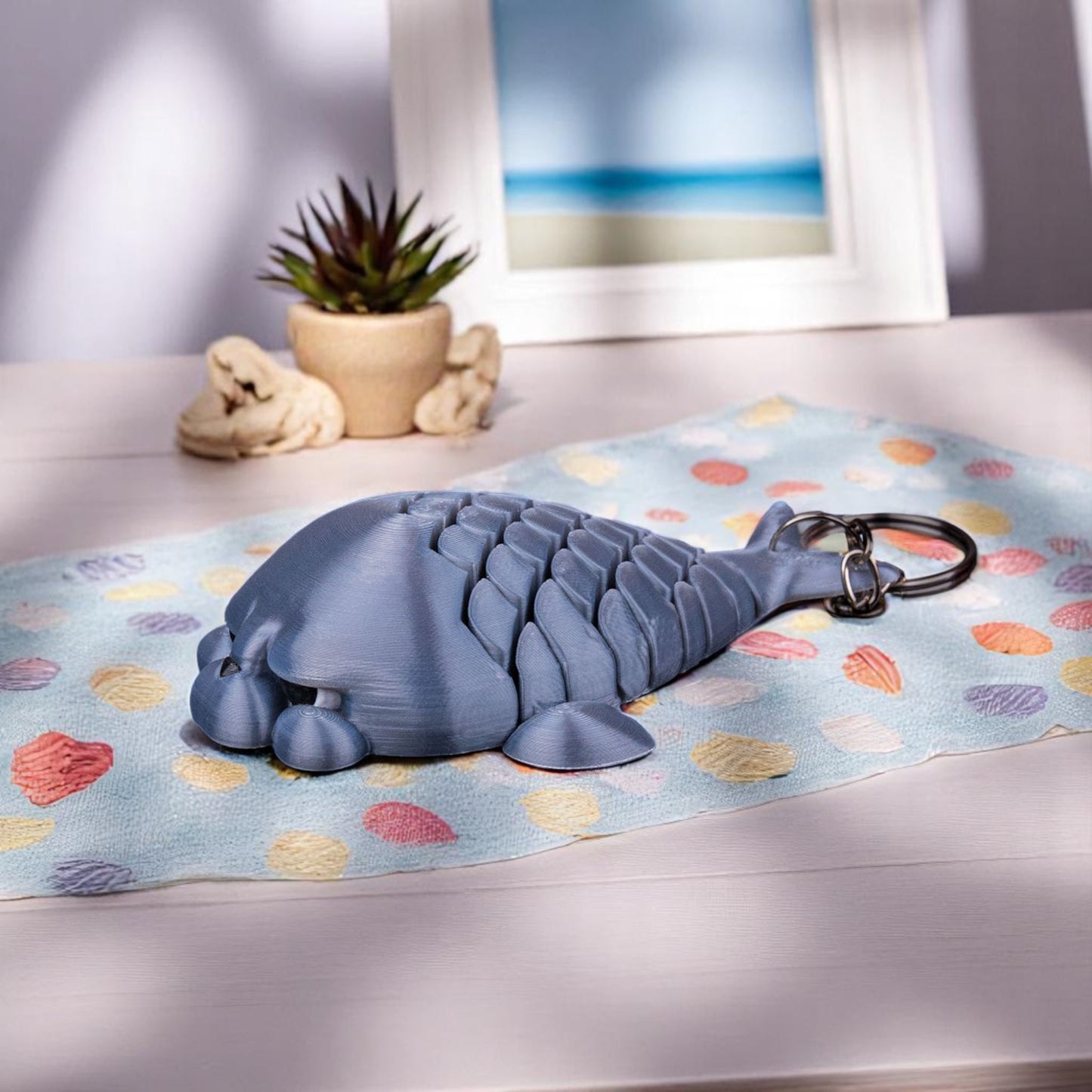 Phil the Seal – 3D Printed Articulated Ocean Fidget Toy | Sensory Desk Pet & Marine Animal Collectible