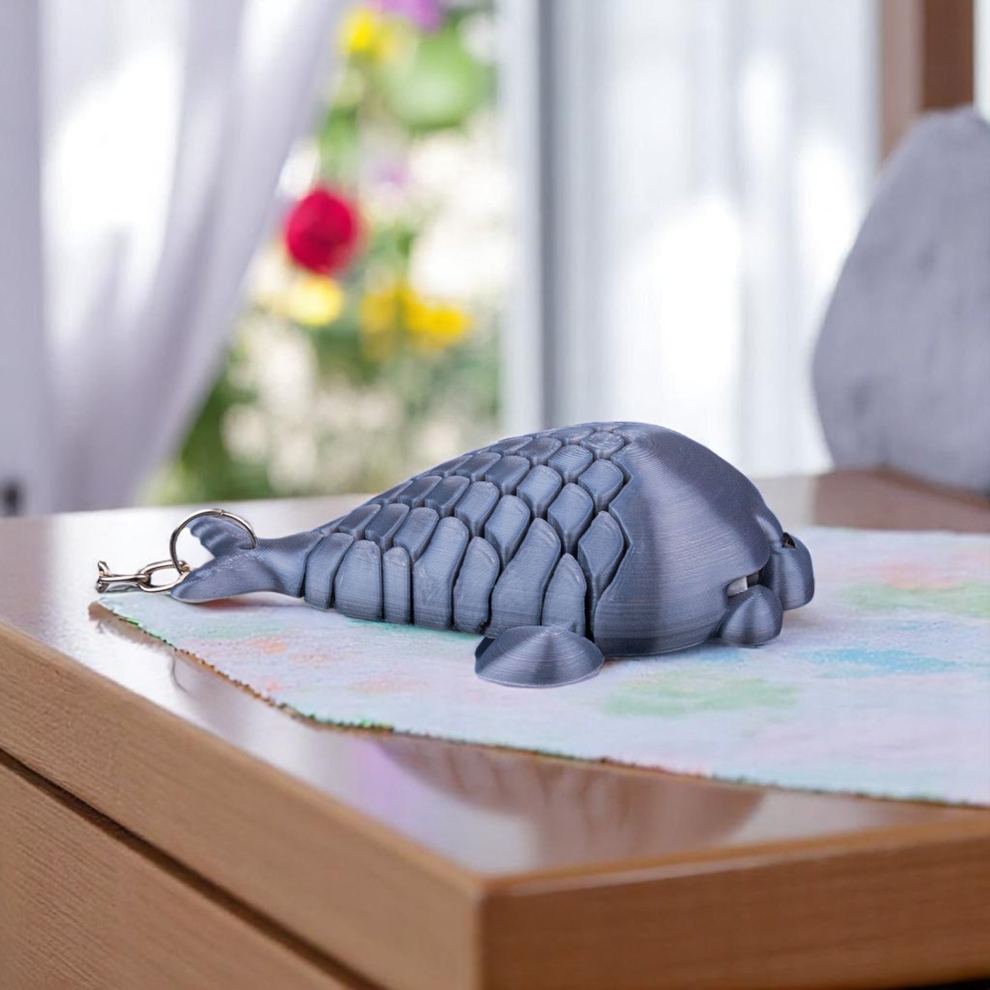 Phil the Seal – 3D Printed Articulated Ocean Fidget Toy | Sensory Desk Pet & Marine Animal Collectible