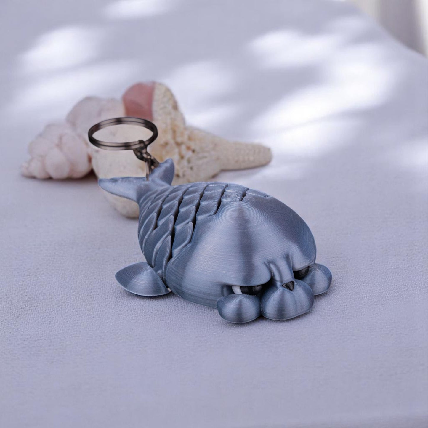 Phil the Seal – 3D Printed Articulated Ocean Fidget Toy | Sensory Desk Pet & Marine Animal Collectible