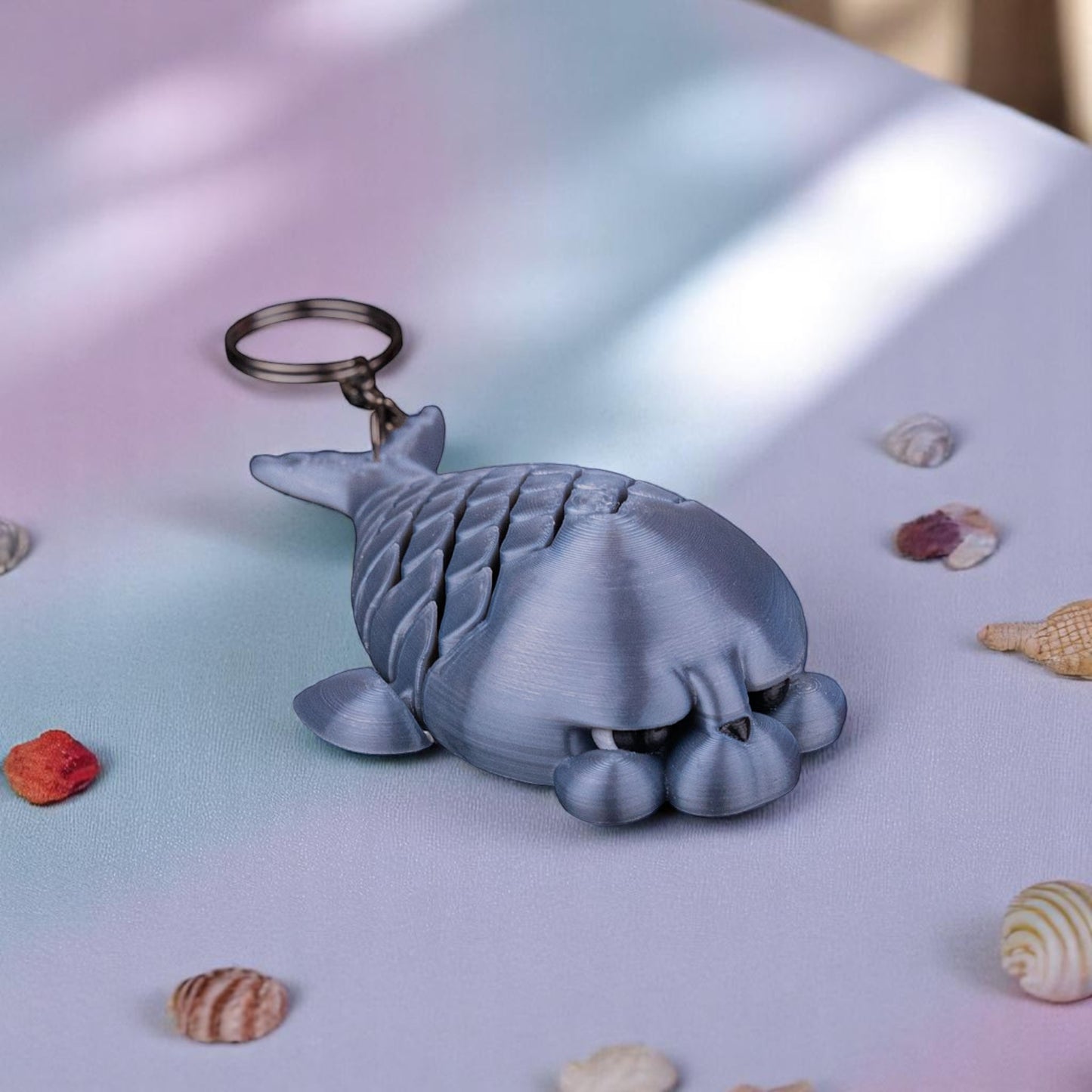 Phil the Seal – 3D Printed Articulated Ocean Fidget Toy | Sensory Desk Pet & Marine Animal Collectible