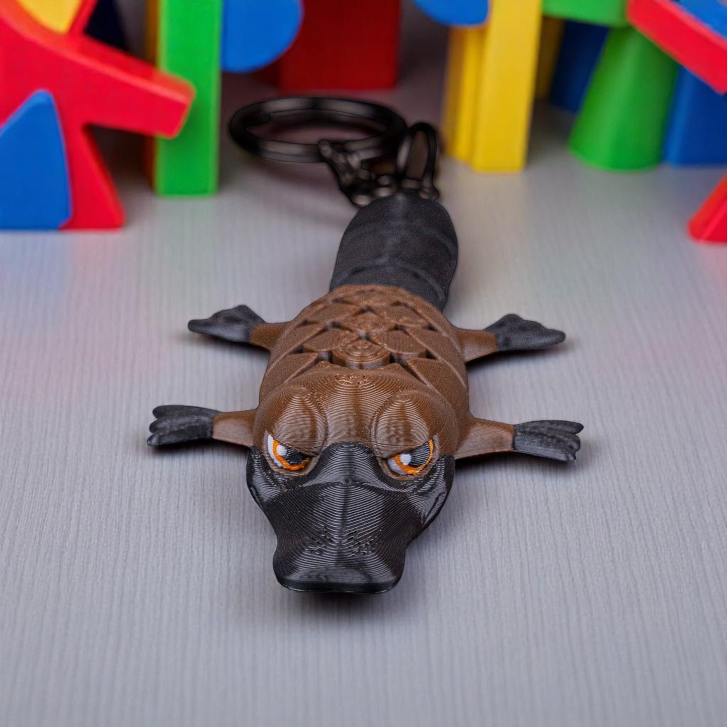 Pierre the Platypus Mesh Fidget – Articulated 3D Printed Animal Toy – Sensory Gift for Kids & Adults