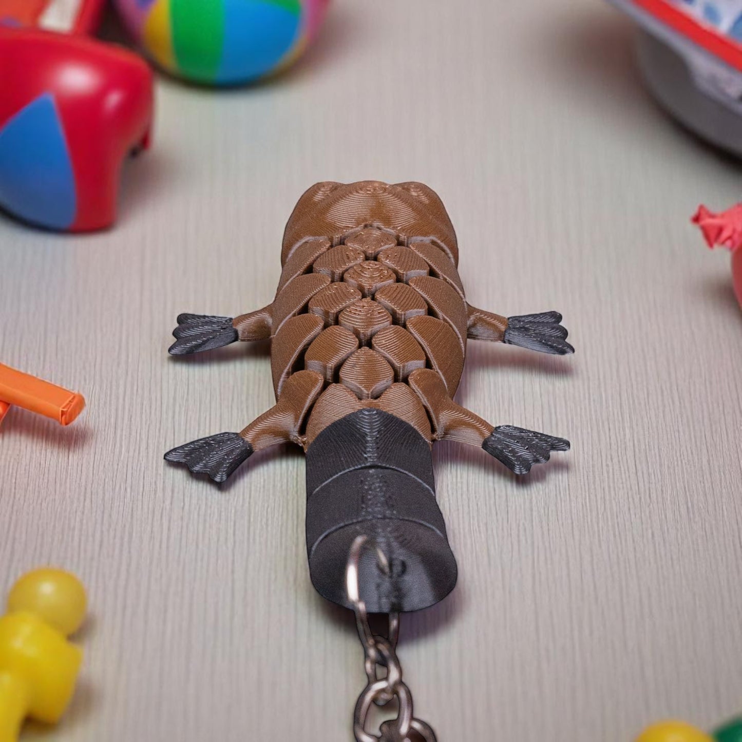 Pierre the Platypus Mesh Fidget – Articulated 3D Printed Animal Toy – Sensory Gift for Kids & Adults