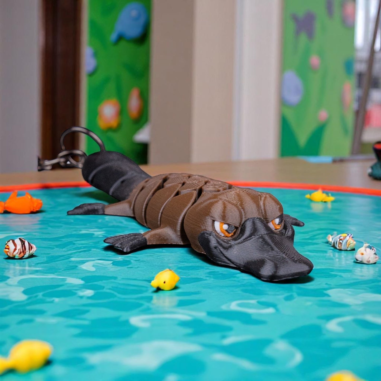 Pierre the Platypus Mesh Fidget – Articulated 3D Printed Animal Toy – Sensory Gift for Kids & Adults