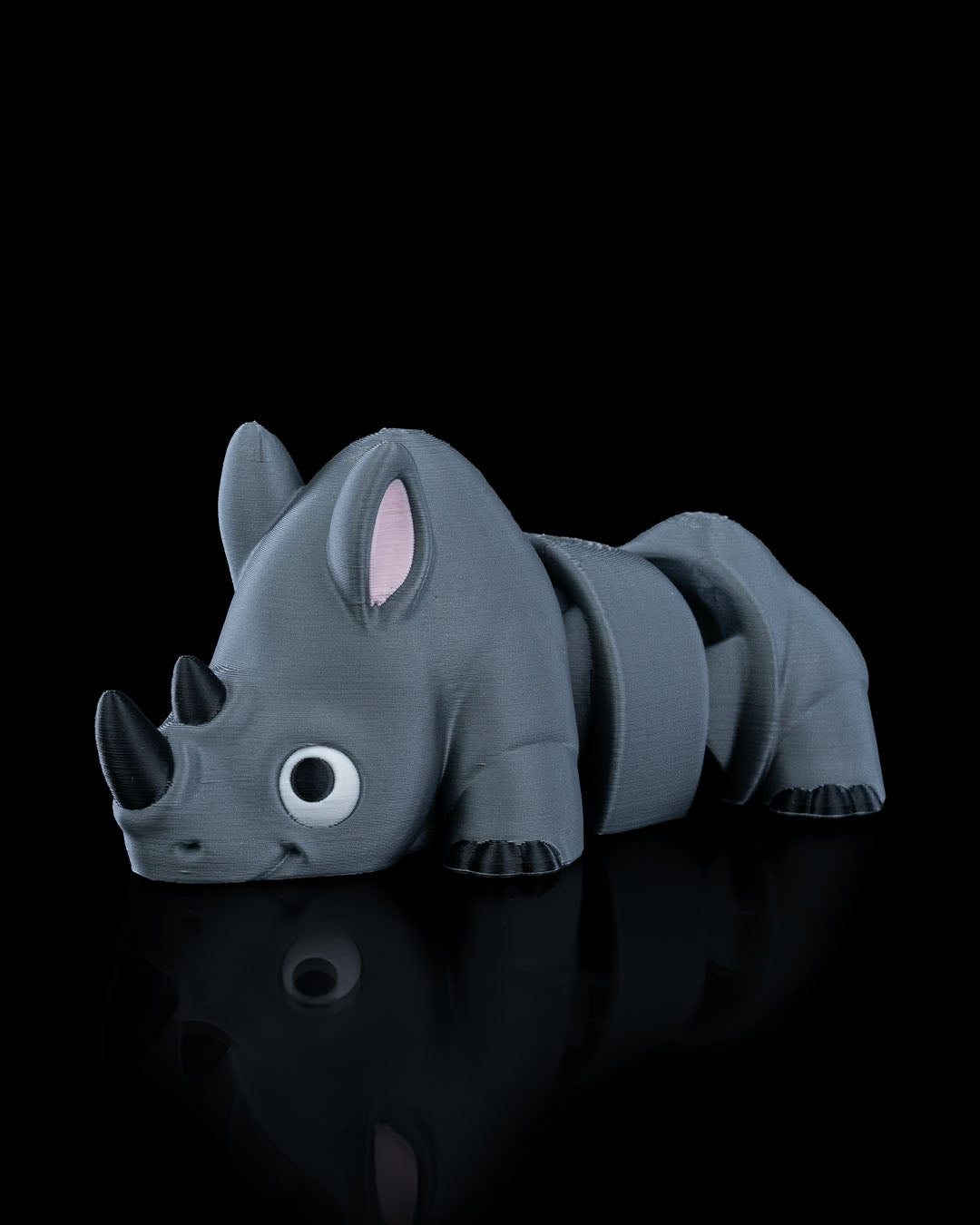 Playful Rhino Pocket Pal Toy & Keychain