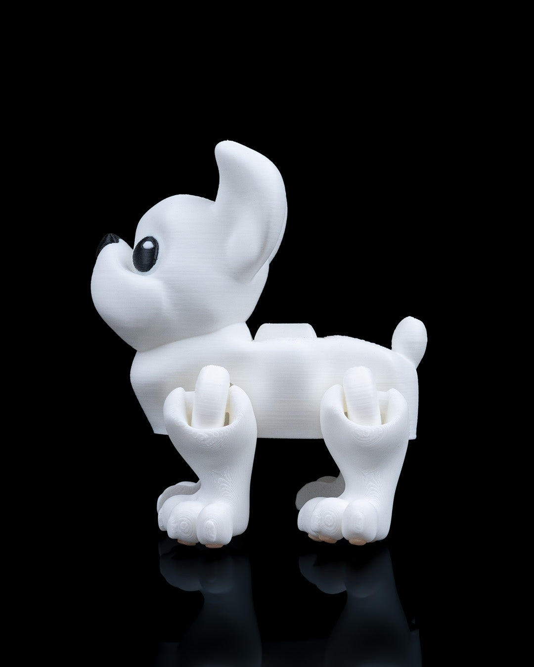 Press the French Bulldog – 3D Printed Articulated Frenchie Figurine | Poseable Desk Decor & Fidget Toy