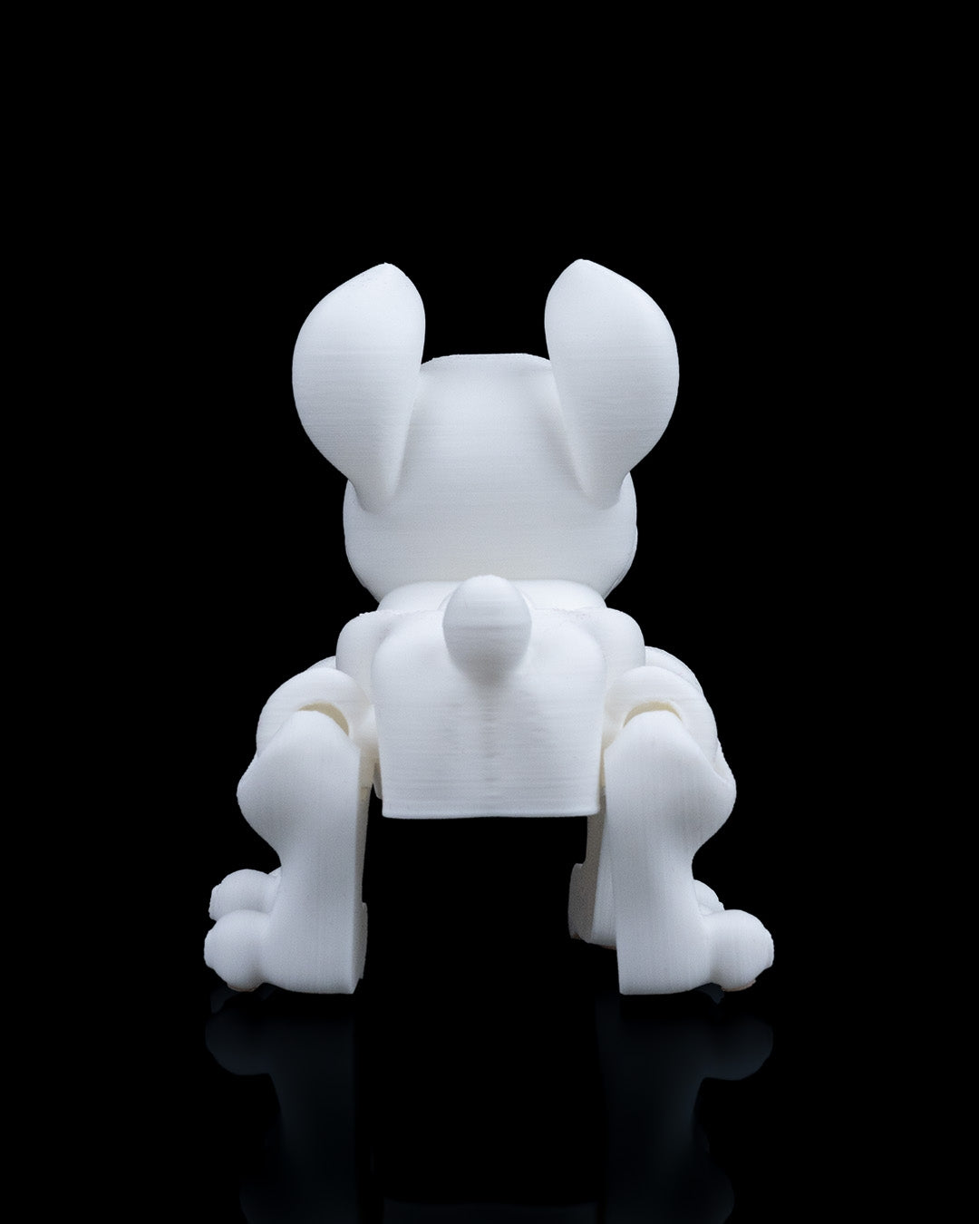 Press the French Bulldog – 3D Printed Articulated Frenchie Figurine | Poseable Desk Decor & Fidget Toy