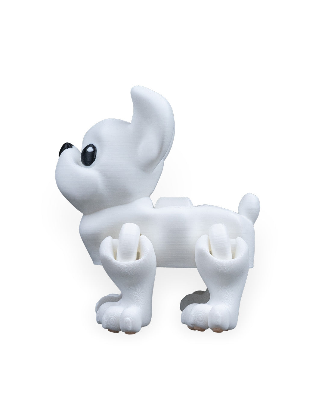 Press the French Bulldog – 3D Printed Articulated Frenchie Figurine | Poseable Desk Decor & Fidget Toy