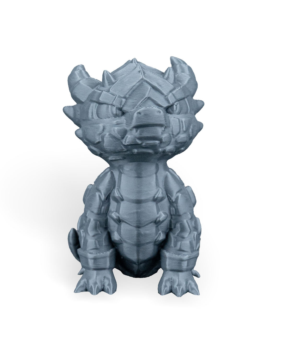 Rocky Baby Dragon and Crystal Egg Set – Handcrafted Fantasy Figurines – 10cm Dragon - 15cm Egg – Unique Collectible