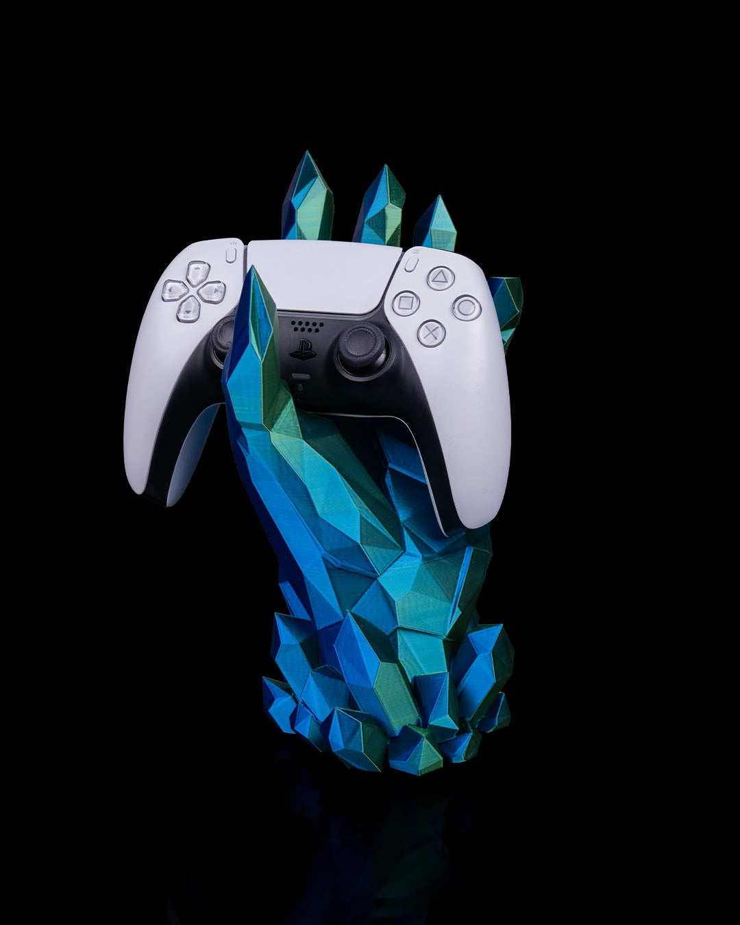 Shardcore Mode – 3D Printed Crystal Gaming Controller & Remote Stand | Universal Desk Organizer for Xbox, PlayStation, and More