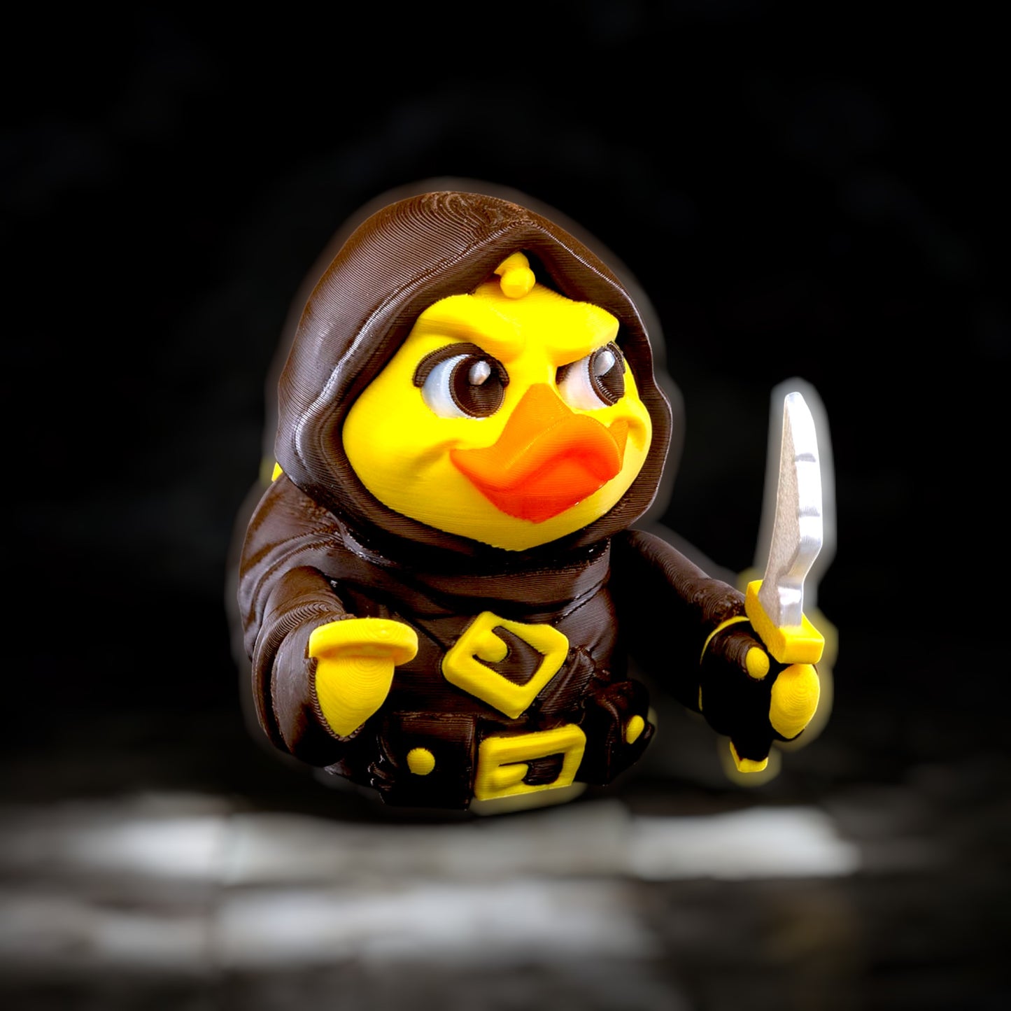 Silent Beak – 3D Printed Articulated Ninja Duck | Stealthy Collectible for Jeep Owners and Duck Lovers