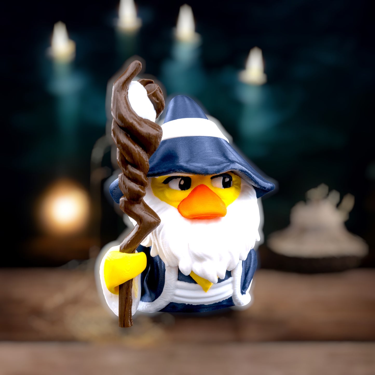 Spellquacker – 3D Printed Articulated Wizard Duck | Magical Collectible for Jeep Owners & Duck Lovers