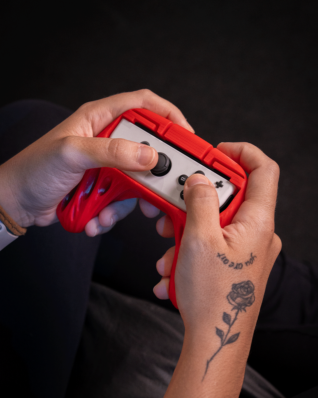 Stretch It - Dual Nintendo Switch Controller Grip | Ergonomic & Flexible Gaming Holder | 3D Printed Joy-Con Accessory
