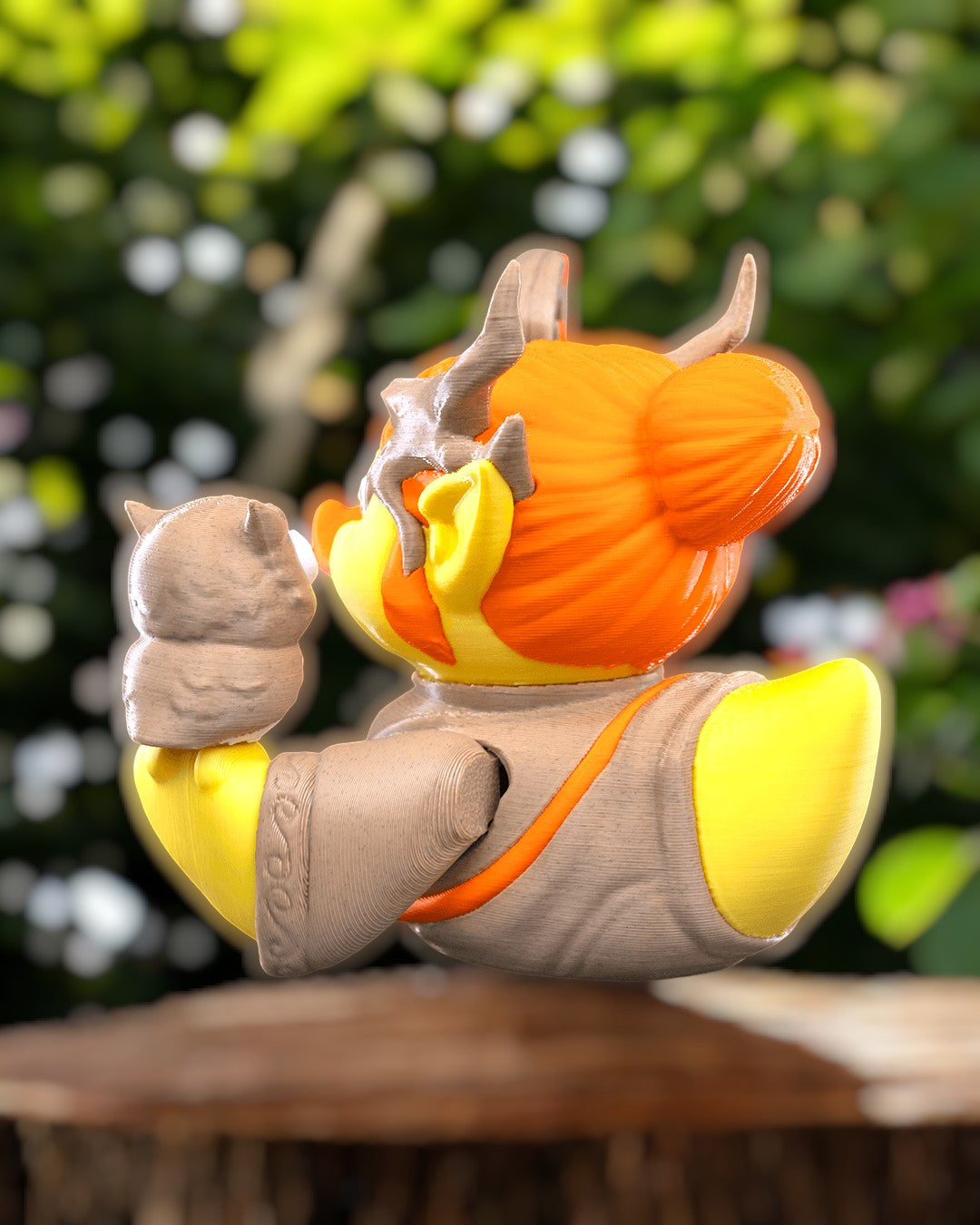 Thorn Wing – 3D Printed Articulated Duck with Removable Staff | Fantasy Collectible for Jeep Owners & Duck Lovers
