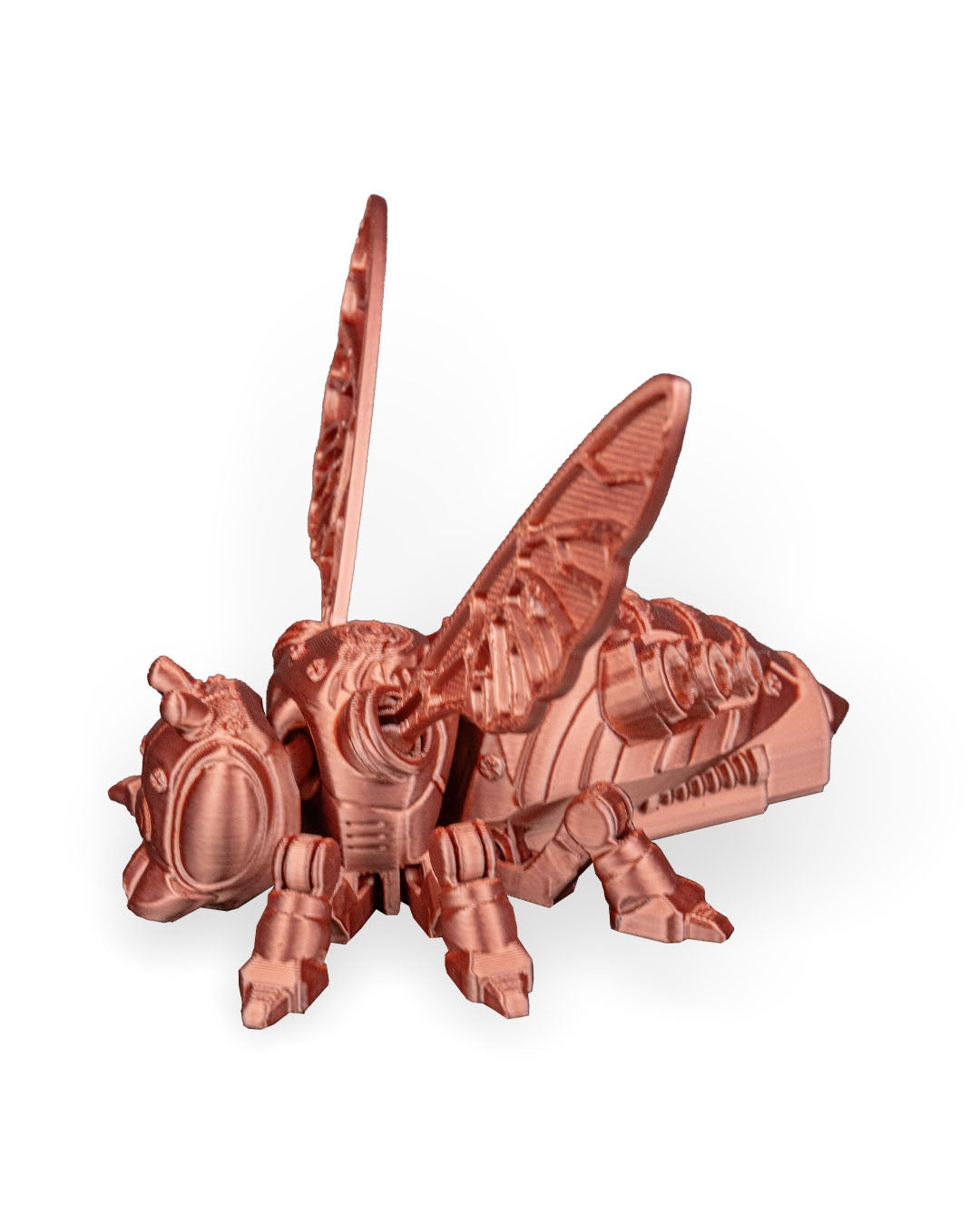 3D Printed Robo Bug FuryStinger Toy – Articulated Sci-Fi Wasp Figurine for Kids, Collectors, Adults & STEM Displays