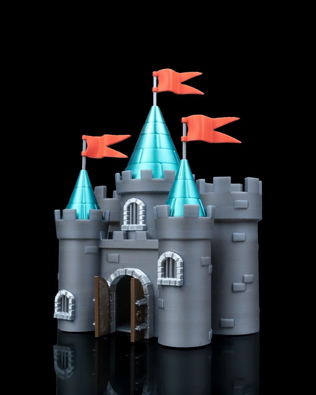 3D Printed Fairytale Castle – Fantasy Decor, DIY Hobby Kit, Garden Display, Tabletop Game Terrain & Toy Playset