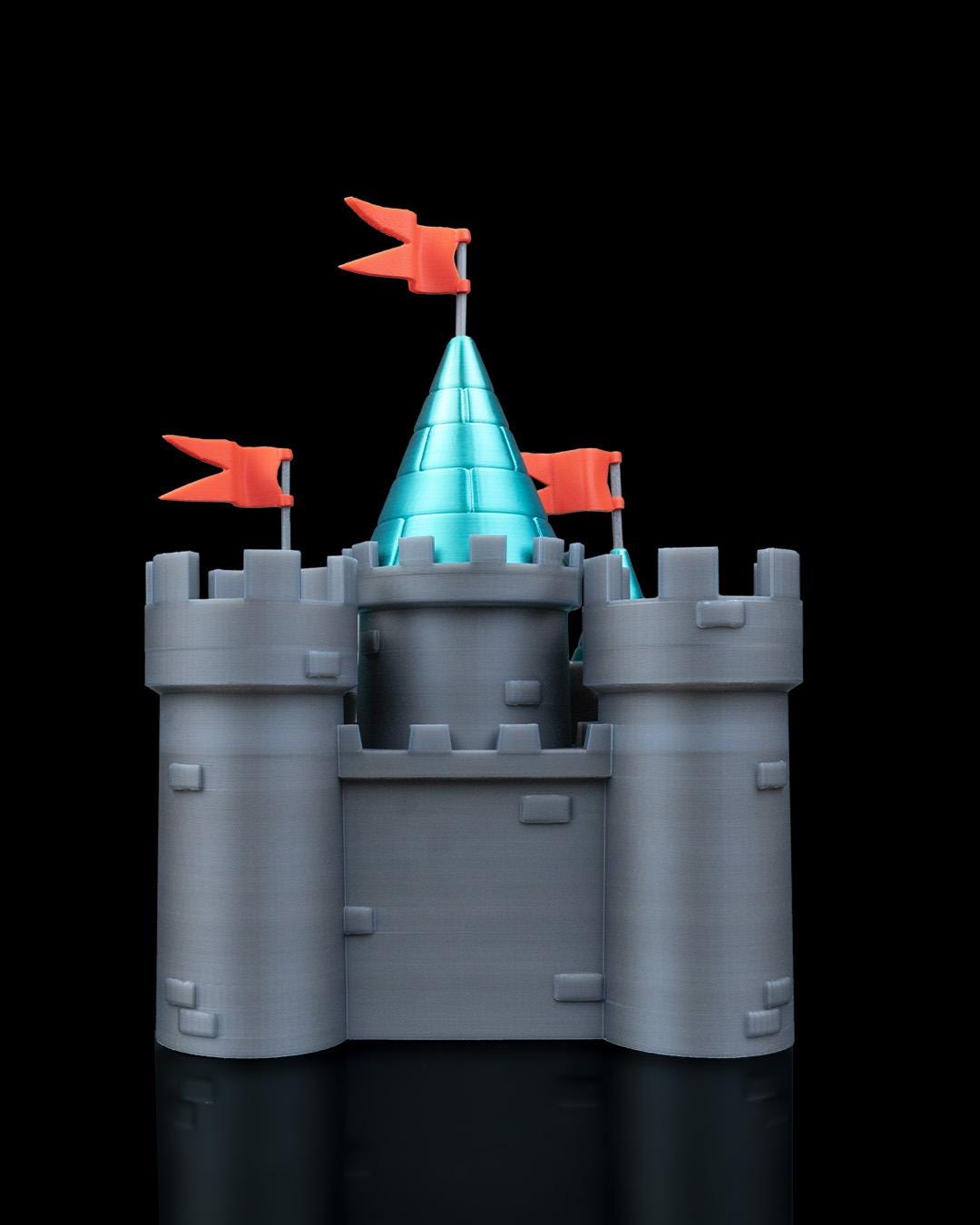 3D Printed Fairytale Castle – Fantasy Decor, DIY Hobby Kit, Garden Display, Tabletop Game Terrain & Toy Playset
