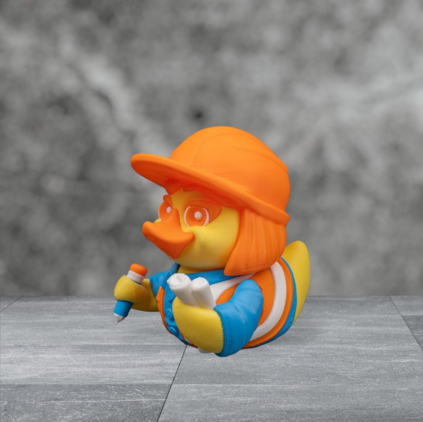 Duckgineer – 3D Printed Articulated Duck Figurine | Funny Collectible Gift | Male & Female Custom Desk Decor